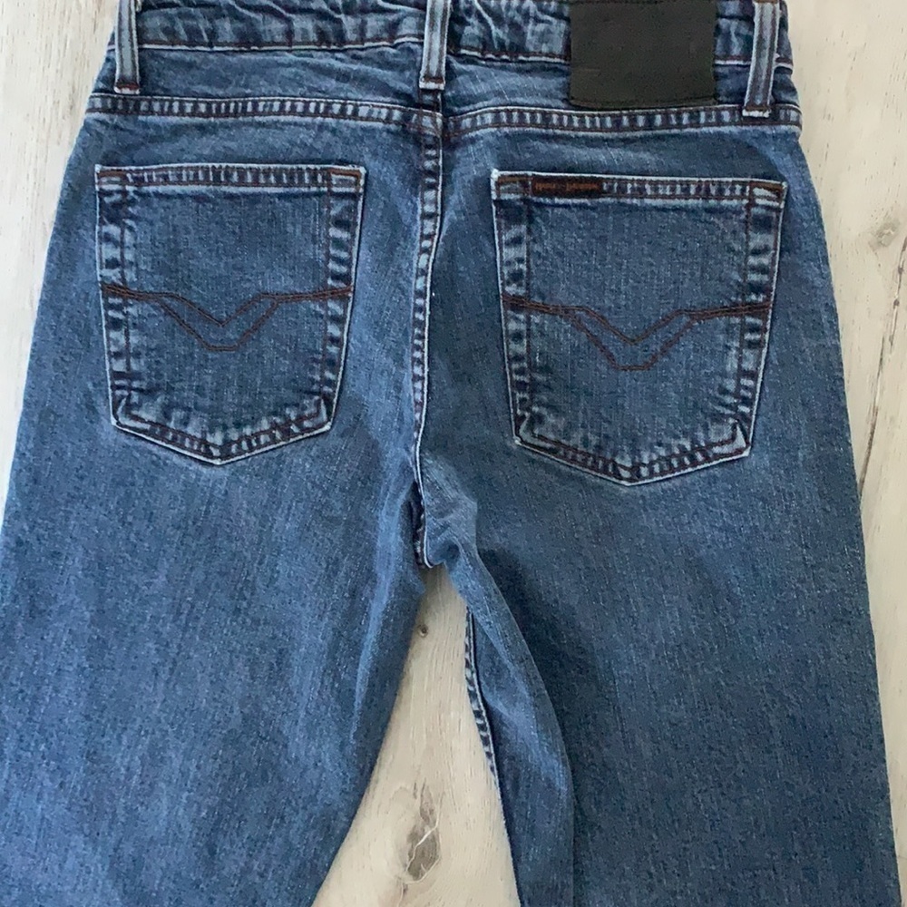 HD Harley Davidson Algodon High Waist Bootcut Jeans Women's size 4 bikers work - Picture 12 of 14
